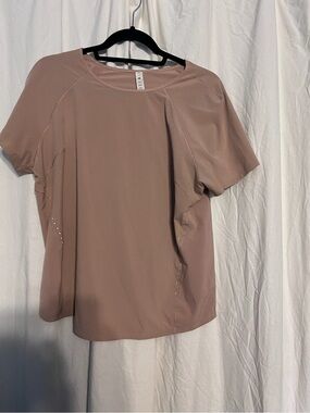 lululemon athletica Short-Sleeve Performance Tee — Dusty Mauve
